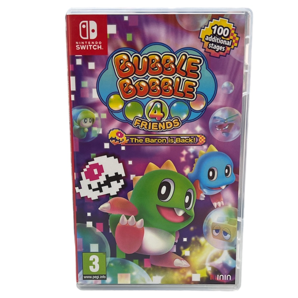 Bubble Bobble 4 Friends Per Nintendo Switch &ndash; Nuovo Sigillato, Inglese, Coreano, Cinese